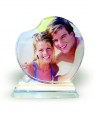 Heart Crystal with Sphere and Base